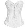 AUYAO Corsetto Donna Nero Elegante, Bustino Shapewear Lingerie, Corsetto Stringivita Regolabile per Donne, Corsetti per Feste, Matrimonio, Halloween, Cosplay, Modellante e Confortevole (S-XL)
