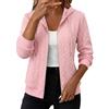 GUCURIN Felpa con Cappuccio Donna Zip Hoodie Leggera Sport Giacca Autunno | Tinta Unita Casual Sweatshirt Classico Elegante Maniche Lunghe Cardigan Cerniera Maglia Treccia Pullover