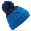 ASVP Shop Berretto a maglia con cavatappi lavorato a maglia, unisex, berretto invernale caldo con pompon