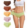 INNERSY Mutande da donna in cotone, comode mutandine hipster, confezione da 5