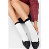 Calzedonia Calzini A Costine Irregolari Bianco