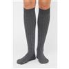 Calzedonia Calze Lunghe A Coste Grigio