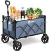 Sekey Carrello pieghevole 60L 80KG Portata Leggero e Compatto per Spesa Campeggi，Manico Regolabile，Campeggio 4029 Mini, Blu