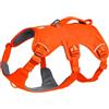 Ruffwear Web Master, pettorina per cani a Y con manico e fibbia migliorata, regolabile e leggera, per passeggiate ed escursioni, anti fuga, anti-trazione, traspirante e confortevole, Blaze Orange, M