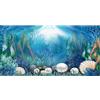 MIRRORANG 61x30cm Mondo Subacqueo Acquario Sfondo Piante Acquatiche Corallo Perle Pesce Serbatoio Sfondo Terrario Tropicale Sfondo