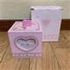 Sanrio 2007 Hello Kitty custodia porta accessori in legno rosa cubo da 8 cm