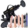 KlicLok Dispositivo per macchina del sesso KlicLok per donne Macchina dell'amore a spinta automatica Dildo Adattatore per ventosa da 3,5 pollici con 3 connettori XLR Macchina a mani libere Realistico