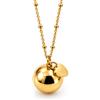 Handmade Generico Collana Chiama Angeli - Gravidanza con Cuoricino Personalizzabile