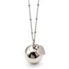 Handmade Generico Collana Chiama Angeli - Gravidanza con Cuoricino Personalizzabile
