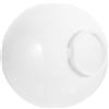 UKCOCO Paralume Globo Sferico in Acrilico Bianco per Lampade Esterne | Attacco Circa 9, 50cm, 1 Pezzo, per Pali e Plafoniere, Luce Morbida e Meno Abbagliamento