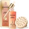 Pantene Set Massaggiatore Cute + Siero Anti-Caduta Grow Abundant 60ml | Riduce la Caduta di Capelli Rafforzando L'Ancoraggio alla Radice, Capelli più Spessi, Lunghi e Folti in 8 Settimane