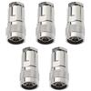 Be In Your Mind 5 Pezzi Adattatore Coassiale Con Spina Di Compressione Per Morsetto Per Cavo Tipo N Compatibile con 7D-FB Ecoflex 10 RG213 RG214 LMR400