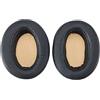 Create idea 1 Paio di Cuscinetti Auricolari con Rete Marrone di Ricambio Compatibile con Cuffie Over-Ear Sennheiser Momentum 2.0 Cuscinetti Auricolari Neri Cuscinetti per Auricolari in Pelle Proteica