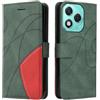 XINNI Cover Protettiva per Honor 400 Lite Case | retrò Cellulare Custodia Libro Antiurto in Flip Pelle PU/TPU