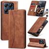 Jasonyu Cover per Motorola Edge 70 Pro, Portafoglio PU Pelle, Marrone | Flip Libro, Slot Porta Carte, Magnetica, Funzione Supporto, TPU Antiurto Custodia