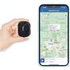 TKMARS Mini GPS Tracker per Auto IP65 Impermeabile Auto Bici con APP Gratuita per Auto, Bicycles, Motociclette, Localizzatore GPS in Tempo Reale SOS Posizionamento in Tempo Reale