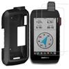 INNOSURE - Confezione da 3 custodie in silicone + vetro temperato HD trasparente per Garmin Montana 700/700i/710/710i/750i/760i, antiurto, antistatica, antiscivolo