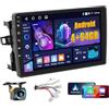 Fuluku 4+64G Android Autoradio per Toyota Auris 2006 2007 2008 2009 2010 2011 con Wireless Carplay&Android Auto, 10.1'' IPS Touch Screen Radio con Bluetooth 5.0/GPS/Telecamera posteriore/FM/WiFi/SWC