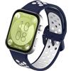 LanQii Silicone Cinturino Compatibile con Huawei Watch Fit 4 Pro/4/3, Morbido Sportivo Cinturini di Ricambio Uomini Donne per Huawei Watch Fit 4 Pro/4/3 (Blu)