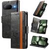 MOJIA Cover per Doogee B10, PU Custodia Antiurto Resistente ai Graffi, Custodia Flip Portafoglio per Telefono con Supporto e Slot per Schede. Nero