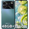 DOOGEE Note 56 Plus Andriod 16 Smartphone, 48GB+256GB/2TB Telefono Cellulare 6150mAh, 6,56HD+ Cellulari e Smartphone ultrasottile 8,45mm, Fotocamera 50MP+8MP, NFC/Impronta Digitale/Doppia SIM/GPS/OTG