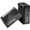 UDPTCP Mini PC Fanless Industrial PC N150 (fino a 3,6 GHz), Mini computer desktop Dual 2.5G LAN, 4K 3xDisplay (2HD + DP), 2COM RS232, USB3.0 WiFi Type-C, Auto Power On, NO RAM NO SSD (8GB RAM 128GB SSD)