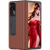 TECSHINE Custodia per HONOR Magic V2, Custodia per Cellulare, Cover per Telefono in Pelle per Huawei Honor Magic V 2 -Rosso