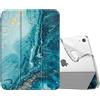 TiMOVO Cover per iPad A16 11. Gen 11&10. Gen 10,9, Doratura | Custodia TPU Morbido e Sottile, Custodia Protettiva Posteriore Traslucida Opaca, Auto Sveglia/Sonno