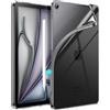 JETech Custodia Trasparente per iPad Air 11 M4/M3/M2 & Air 5/4, Nero | Cover per iPad Air 11 (2026-2024) & 10,9 (2022/2020), Design TPU Chiaro Morbido, Supporto Ricarica Pencil Pro/2a