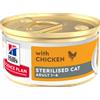 HILLS Hill's Science Plan Sterilised Adult Mousse per Gatti con Pollo Multipack 12x85G POLLO