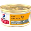 HILLS Hill's Science Plan Sterilised Mature Adult Mousse per Gatti con Pollo Multipack 12x85G POLLO