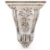 DRW Mensola da parete in PLA beige e oro, 15,4 x 10 x 18,5 cm | Da appendere
