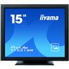 iiyama iiyama ProLite T1531SR-B3 monitor touch screen 38,1 cm (15) 1024 x 768 Pixel Nero Multi-touch Da tavolo T1531SR-B3