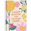 Compiled by Barbour Staf 3-Minute Devotions for Teen Girls Journa (Anello, filo)