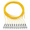 Elfcam - Pigtail in fibra ottica 12Fibre monomodale Simplex FC/UPC 9/125um OS2, Giallo