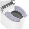 Udbrud Coprisedile Universali per WC, Bagno Coprisedile WC Pad, Caldo Cuscino del Sedile del Water, Warm Toilette Copri Sedile Copriwater Caldo Toilet Seat Cover Morbido Lavabile