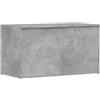 Cervaline Cassapanca Grigio Cemento 84x42x46 cm in Legno Ingegnerizzato,Mobili,Armadietti e portaoggetti,Bauli e cassapanche,24.95 kg -803060