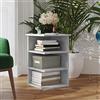 ROMHZKS Credenza Grigio Cemento 35x35x55 cm in Truciolato, Mobiletti Salvaspazio Offerte, Mobile Ingresso Salvaspazio, Adatto a camere da letto, soggiorni e ingressi