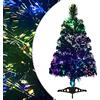 WHOPBXGAD albero di natale,albero di natale 180 cm,natale,Albero di Natale Artificiale in Fibra Ottica 64 cm Verdealberi di natale,alberi natale,