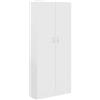 vidaXL Libreria Bianca 82,5x30,5x185,5 cm in Legno Truciolato