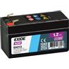 EXIDE Batteria Exide EK013 12V 1.2Ah 18A AGM Ausiliaria Mercedes e Land Rover
