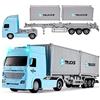 HERSITY Autoarticolato Giocattolo Container Truck con Luci e Suoni Macchinine Bambino Regalo per Bambini 3 4 5 Anni