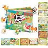 Goorder Busy Book Montessori Libro Tranquillo per Bambini 2 3 4 5 Anni, Educativi Quiet Book Gioco di Puzzle, Libro Sensoriale Neonati Prescolare Interattivo Giocattolo per Ragazza Ragazzo