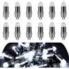 YUYWWAN Mini Luce LED, 12 Pezzi Piccole Luci Portatile, Micro LED per Palloncini, Luce per Casa delle Bambole, Piccole Luci Lanterna con Fori per Appendere (Bianco)