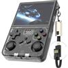 Generic Console di gioco portatile retrò con schermo IPS HD da 3,5 pollici, 640 x 480, oltre 15.000 giochi preinstallati, lettore di giochi portatile con batteria da 3000 mAh, per viaggi (c)