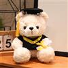 Auirshiky Orsacchiotto di laurea con diploma e cappello | Ragazzi e ragazze, regalo di successo, cappello da dottore, orsacchiotto dolce