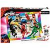 Nathan - Puzzle per bambini - 30 pezzi - Ladybug e i suoi amici supereroi - Miraculous - Ragazza o bambino a partire da 4 anni - Puzzle premium - Cartone spesso e robusto - Superheroes - 86385