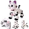 Varrotoy Gatto Robot per Bambini,Robot Gatto Programmabile RC con Luci e Suoni,Giocattolo Robotico Gatto Intelligente,Regalo Educativo per Bambini 8+ Anni