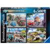 Ravensburger Happy Days Collection No.2 Days Out 4x 500 Piece Jigsaw Puzzle for Adults and Kids Age 10 Years and Up