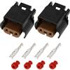 VGOL Connettore HB4 Per Fendinebbia Auto A 2 Pin 2 Pezzi 7H0 941 165 Compatibile Con VW Compatibile Con Audi A3 A4 A6 A8